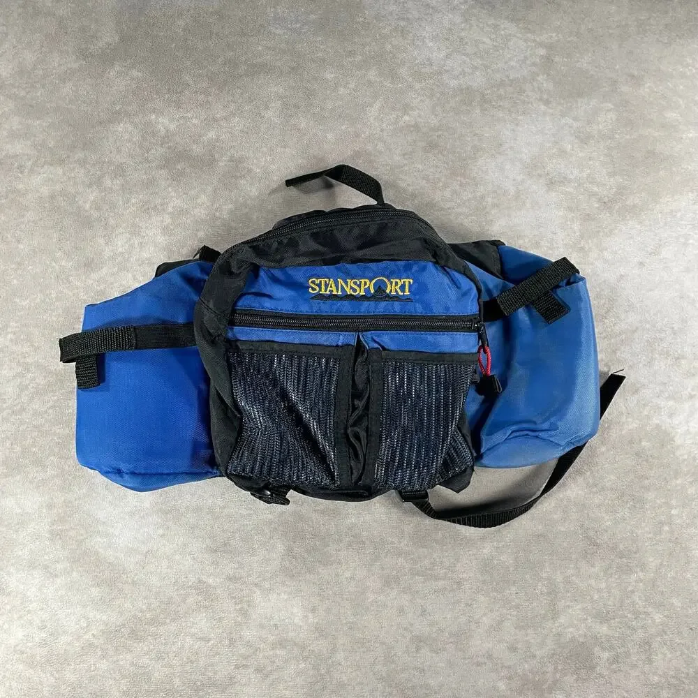 Stansport Waist Fanny Pack Hiking Bottle Holders Pockets